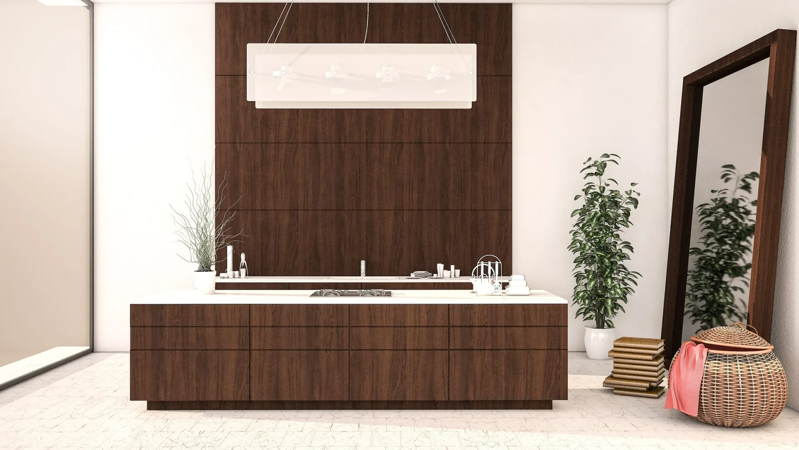 Classic Teak Kitchen Island