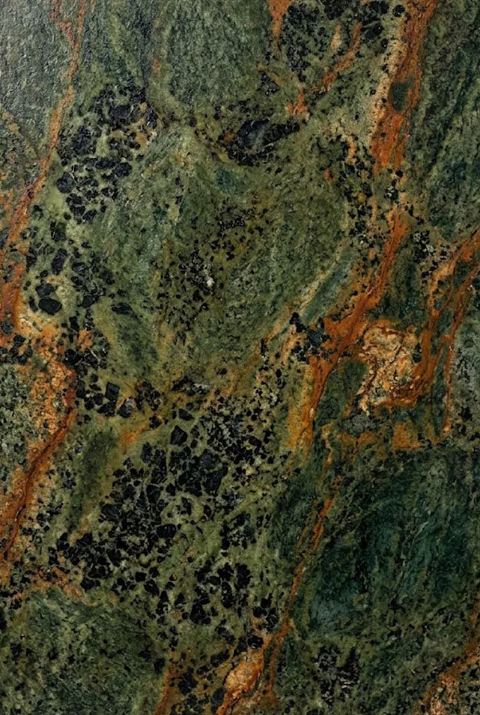 Moss Fire Granite