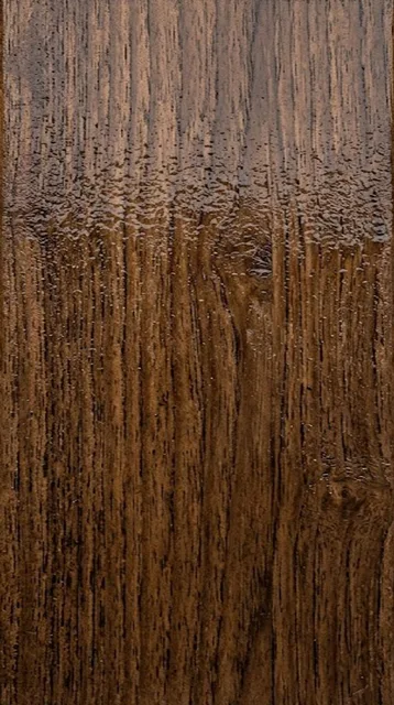 Teak Wet Look After Rain